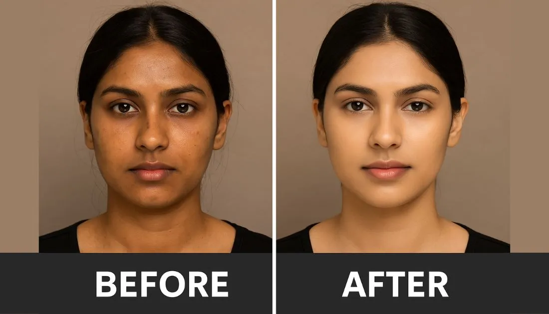 Single session skin Brightening